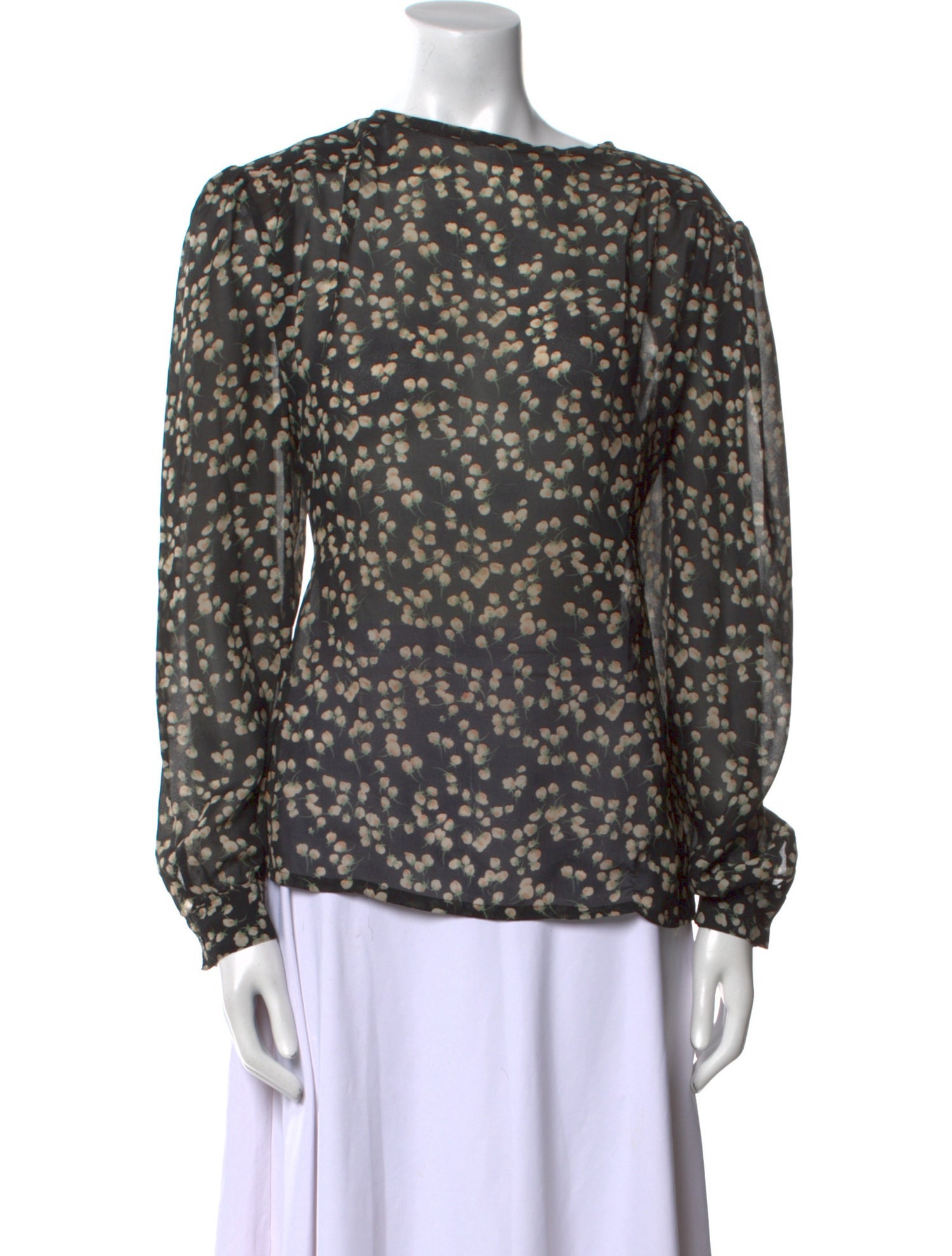 Christian Dior Vintage Printed Blouse