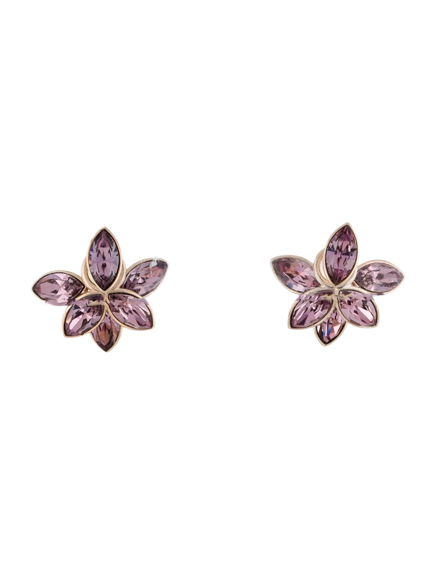 Christian Dior Crystal Mise En Dior Tribales Stud Earrings