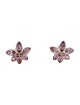 Christian Dior Crystal Mise En Dior Tribales Stud Earrings