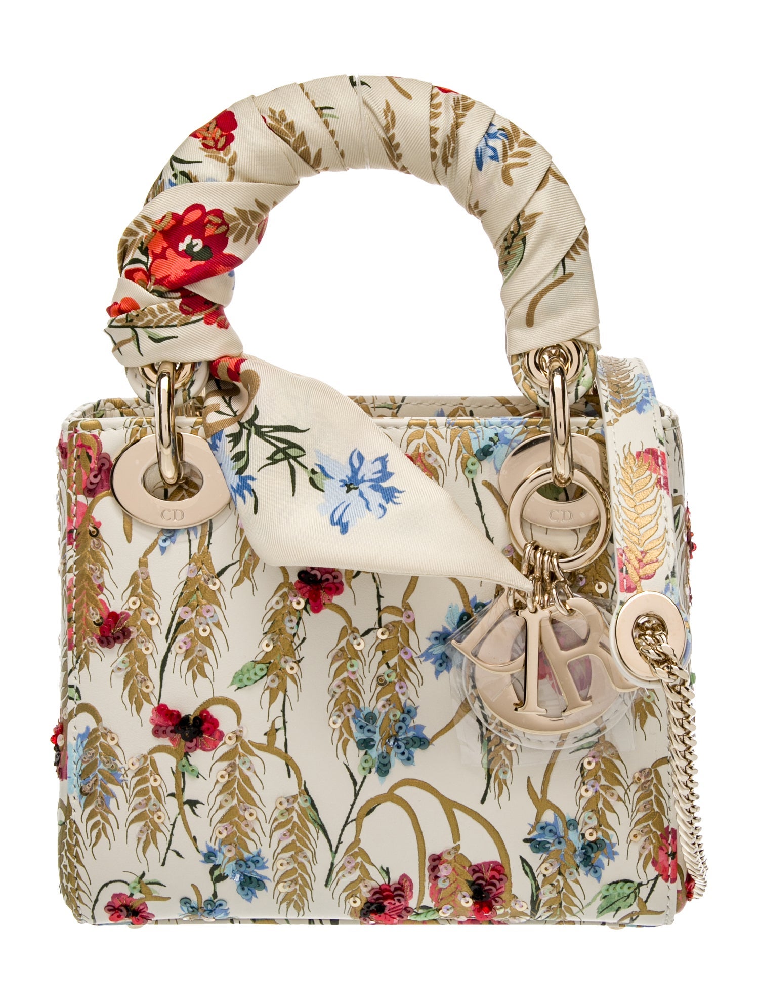 Christian Dior Leather Lady Dior Mini