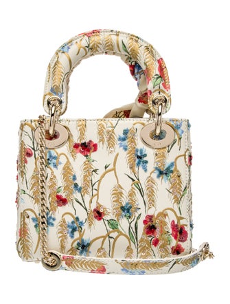 Christian Dior Leather Lady Dior Mini