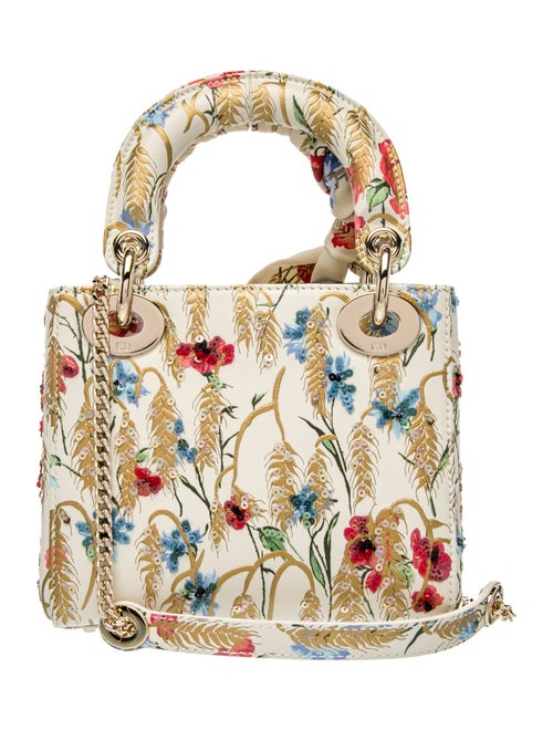 Christian Dior Leather Lady Dior Mini