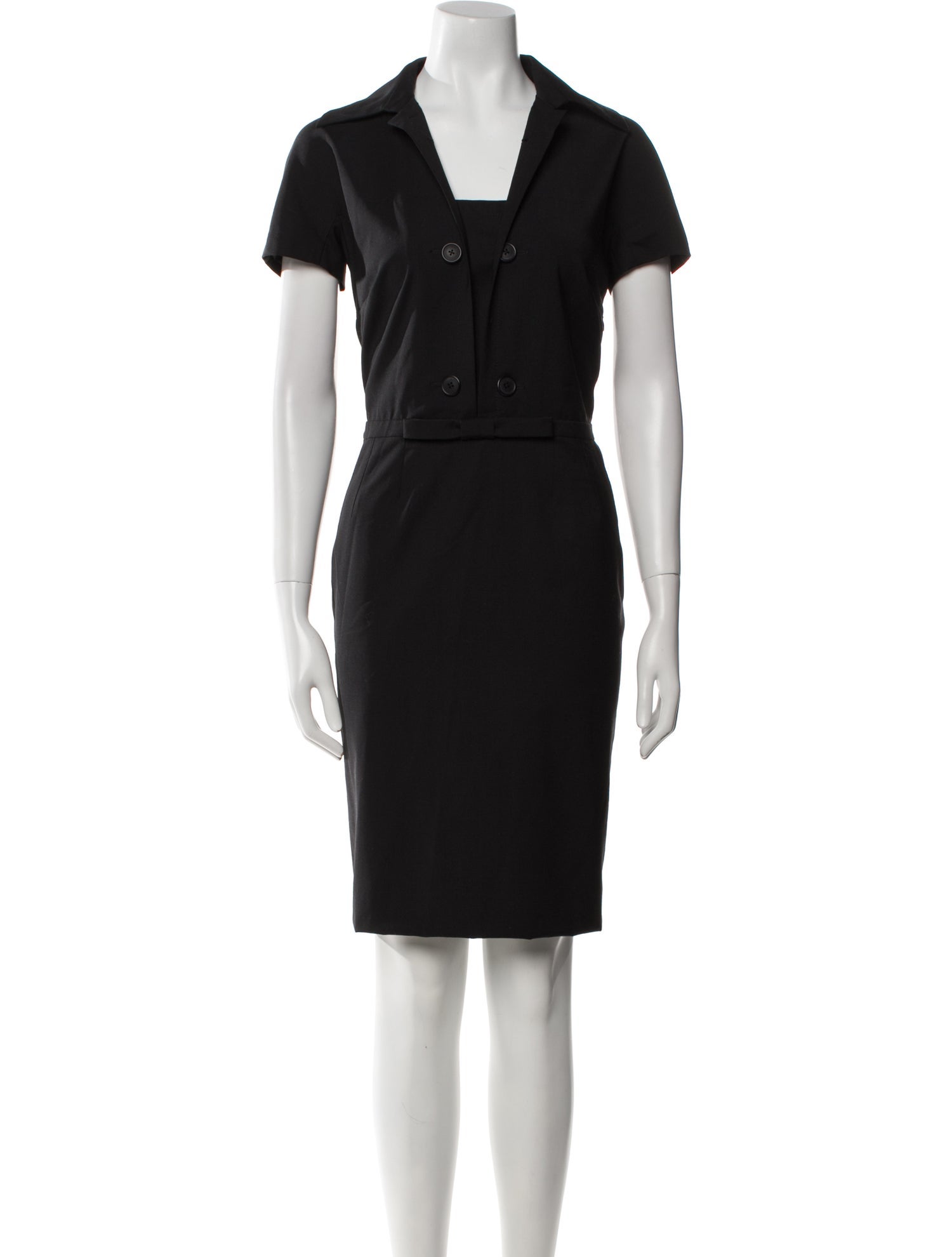 Christian Dior Wool Knee-Length Dress