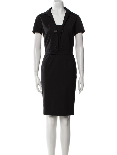 Christian Dior Wool Knee-Length Dress