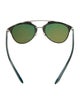 Christian Dior Aviator Mirrored Sunglasses