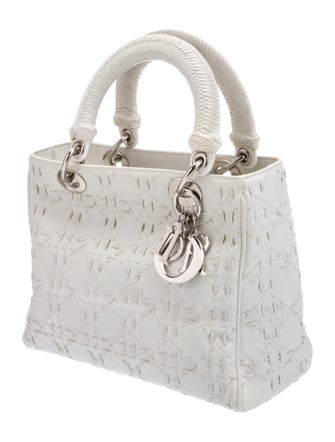 Christian Dior Leather Top Handle Bag