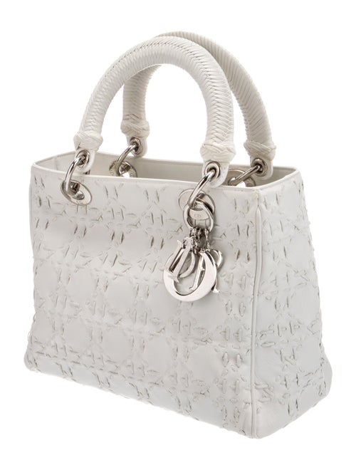 Christian Dior Leather Top Handle Bag