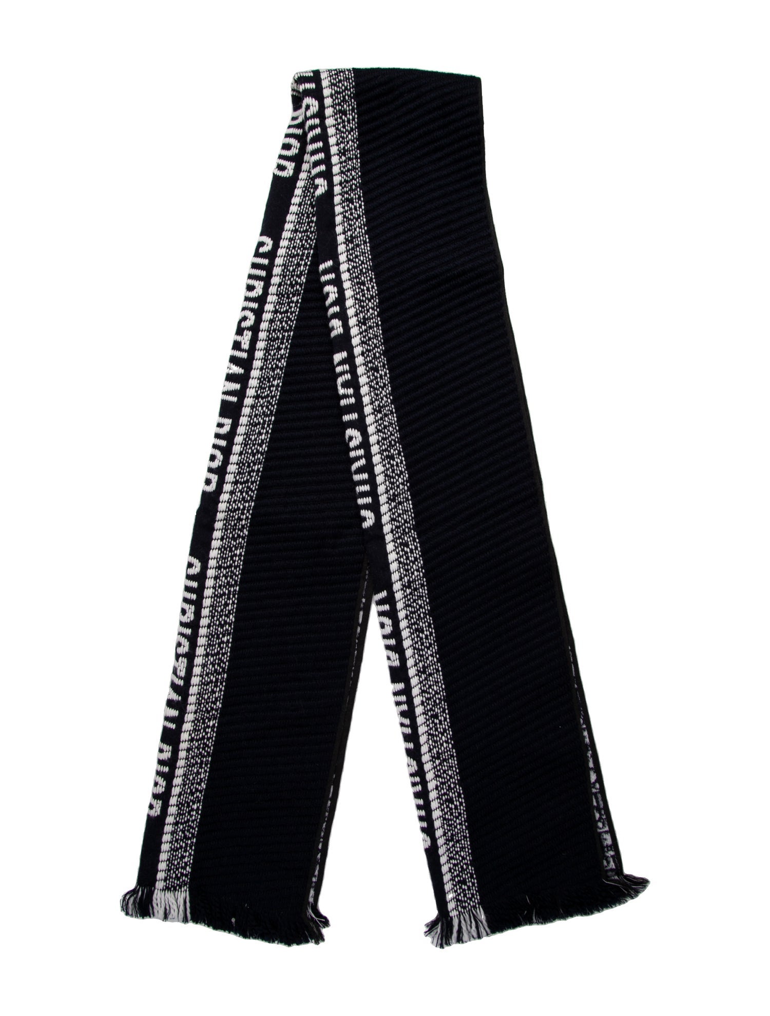 Christian Dior Wool Printed Scarf