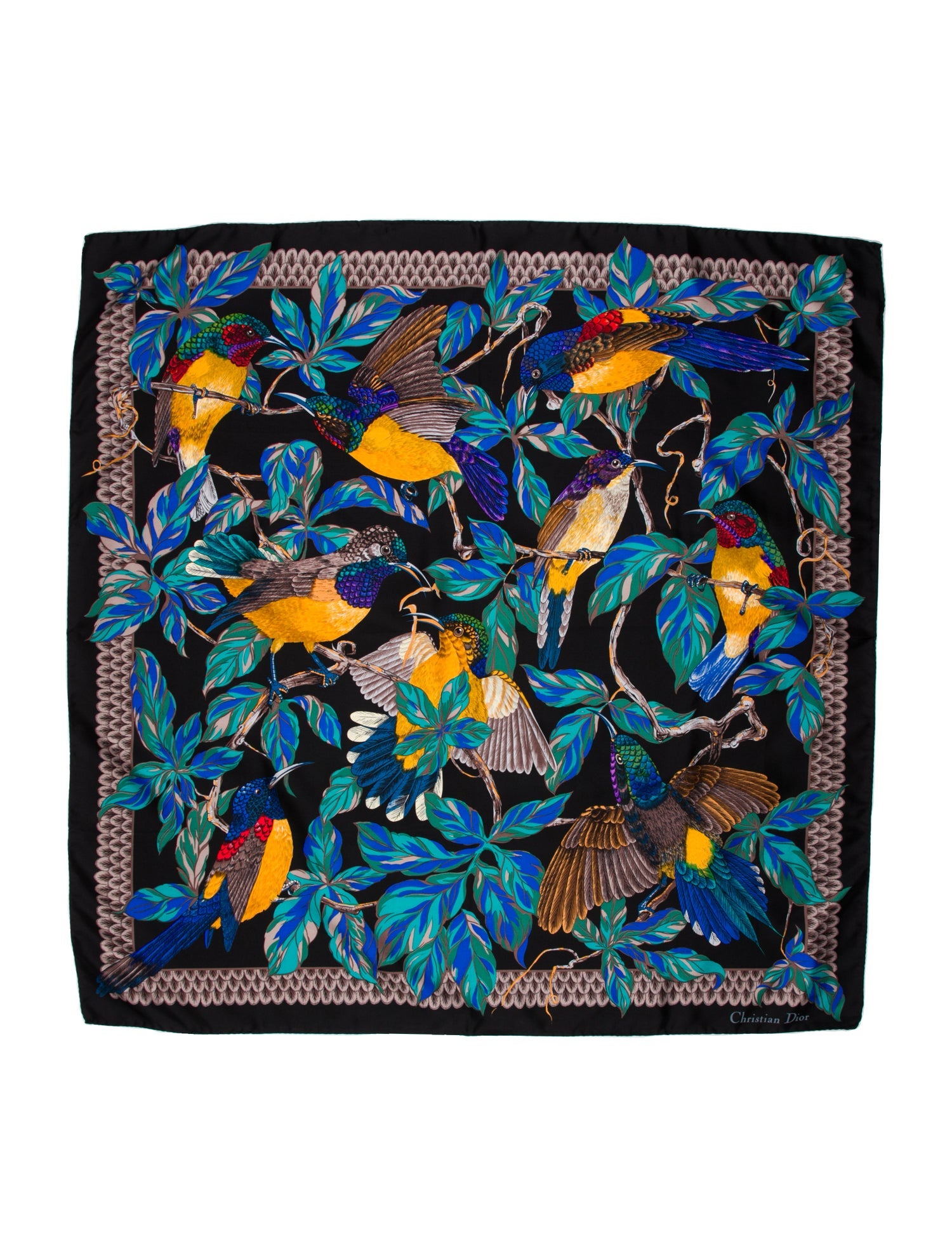 Christian Dior Silk Printed Scarf