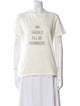 Christian Dior Graphic Print Crew Neck T-Shirt