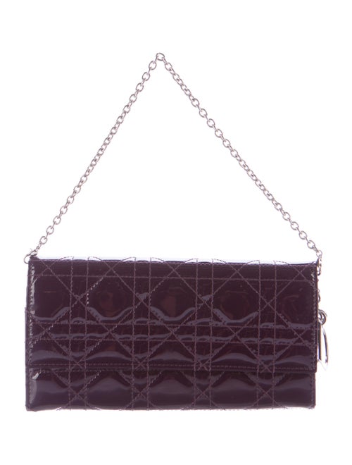 Christian Dior Lady Dior Cannage Wallet On Chain