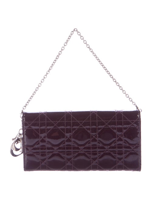 Christian Dior Lady Dior Cannage Wallet On Chain