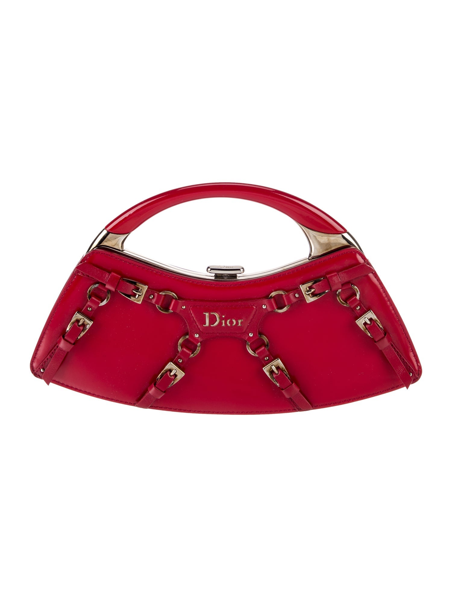 Christian Dior Patent Leather Bondage Vintage