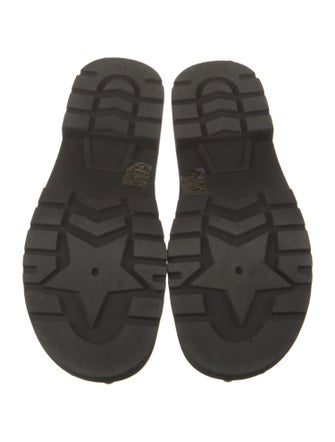 Christian Dior Leather Studded Accents Mules