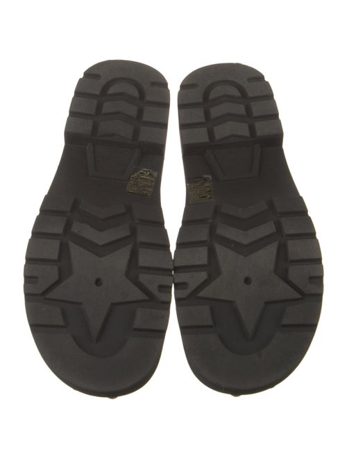 Christian Dior Leather Studded Accents Mules