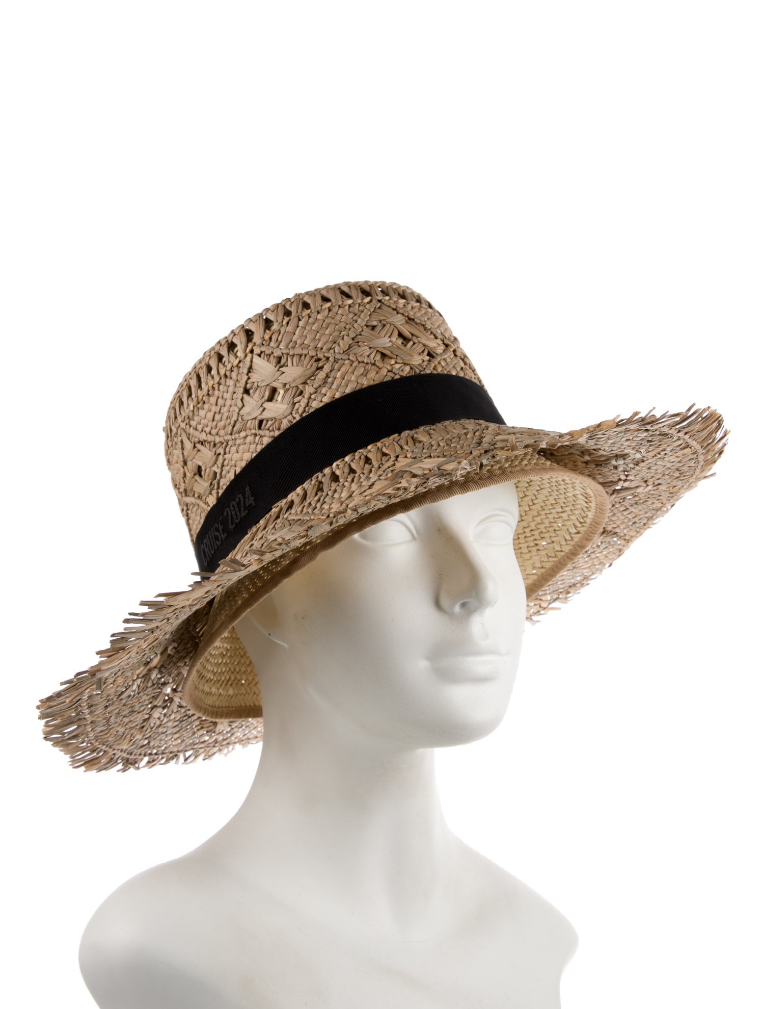 Christian Dior Cruise 2024 Straw Fedora