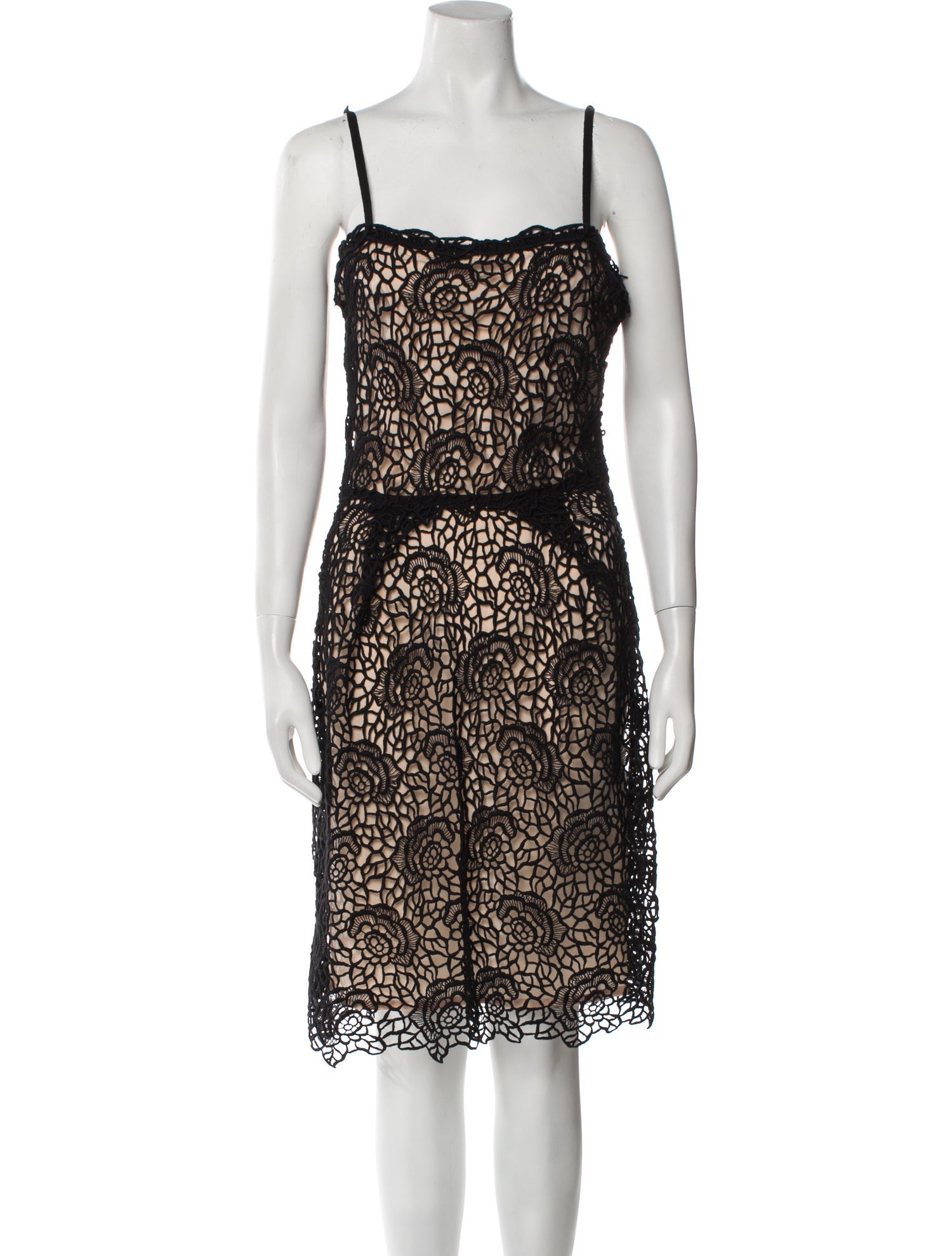 Christian Dior Lace Knee-Length Dress