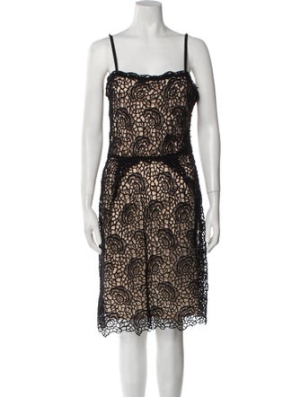 Christian Dior Lace Knee-Length Dress