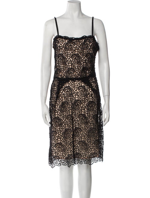 Christian Dior Lace Knee-Length Dress