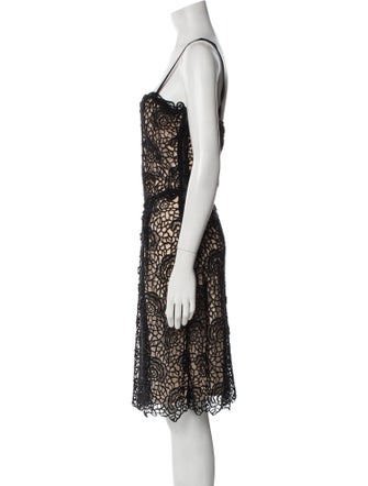 Christian Dior Lace Knee-Length Dress