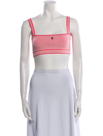 Christian Dior Houndstooth Print Skirt Set