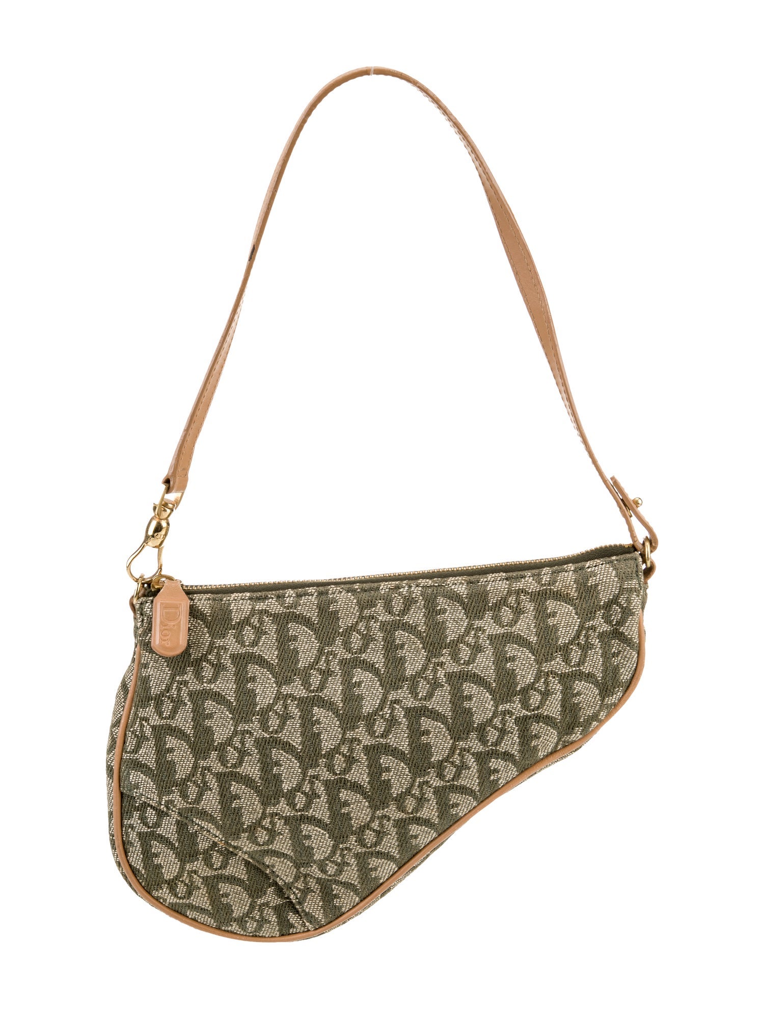 Christian Dior Diorissimo Saddle Pochette Vintage