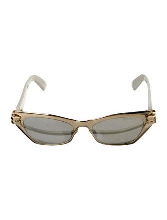 Christian Dior Cat-Eye Mirrored Sunglasses