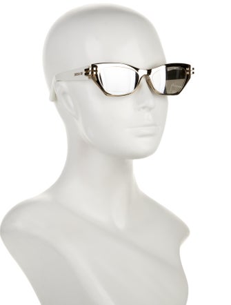 Christian Dior Cat-Eye Mirrored Sunglasses