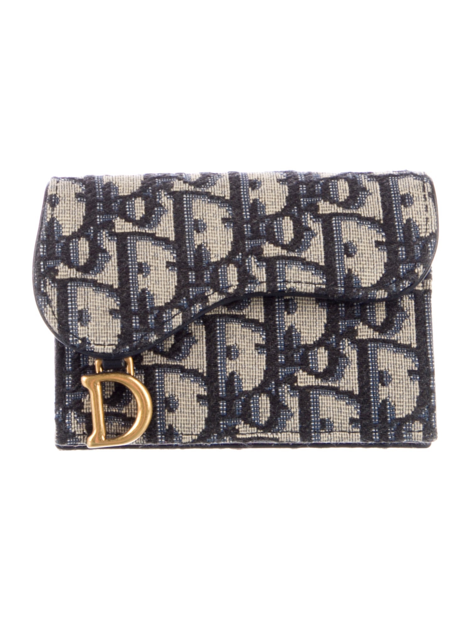 Christian Dior 2021 Canvas Compact Wallet