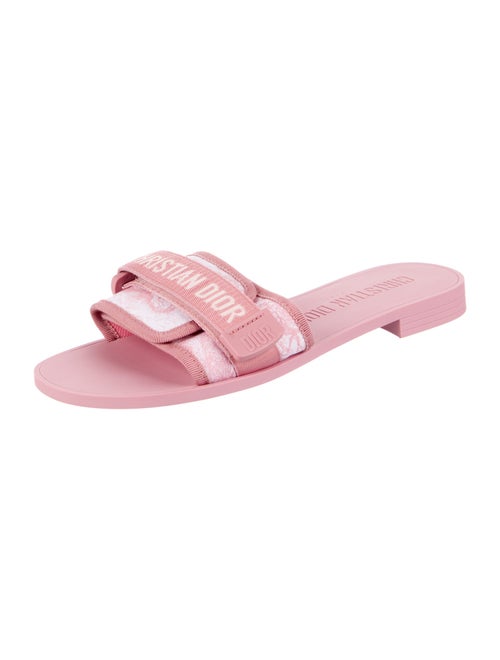 Christian Dior Grosgrain Trim Slides