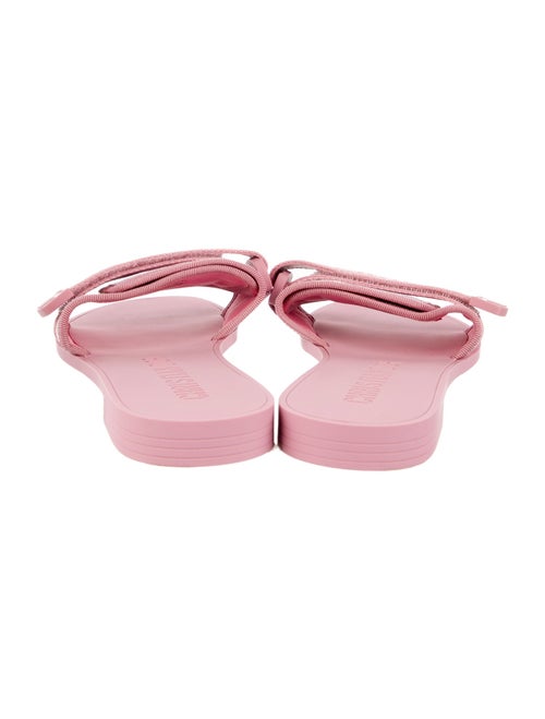 Christian Dior Grosgrain Trim Slides