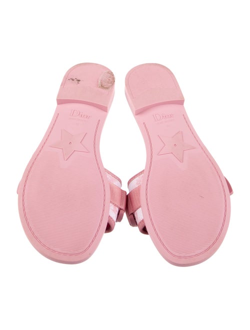 Christian Dior Grosgrain Trim Slides