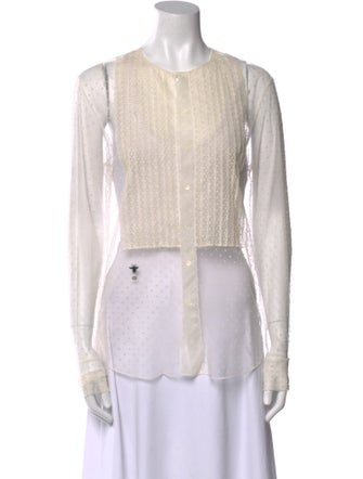 Christian Dior 2017 Lace Blouse