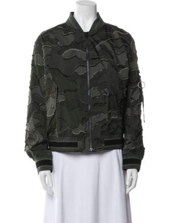 Christian Dior 2020 Floral Print Bomber Jacket