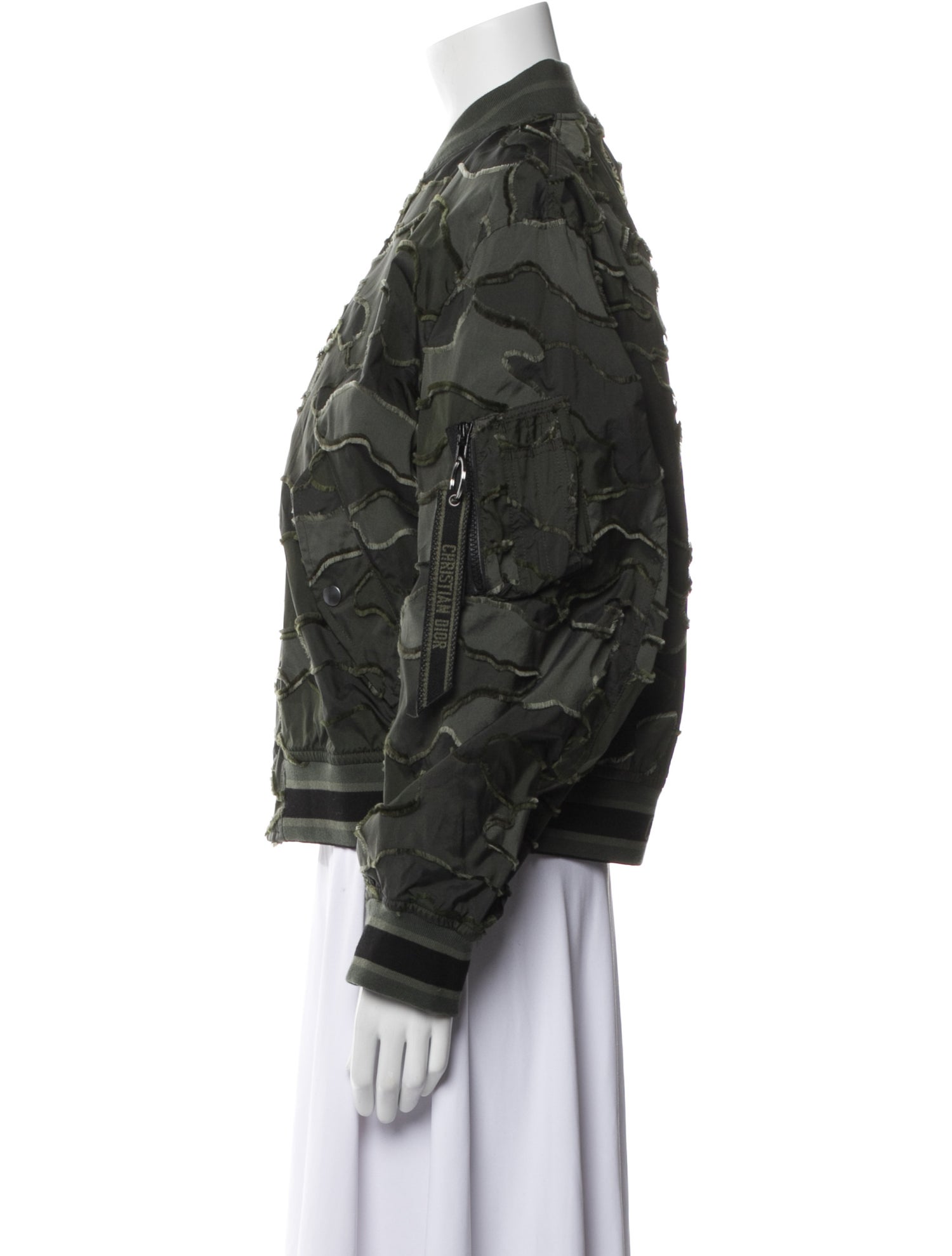 Christian Dior 2020 Floral Print Bomber Jacket