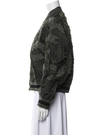 Christian Dior 2020 Floral Print Bomber Jacket