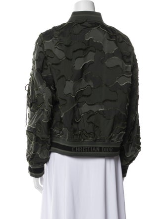Christian Dior 2020 Floral Print Bomber Jacket