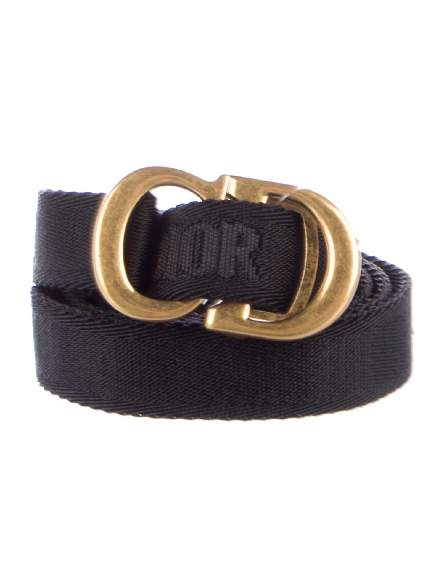Christian Dior Skinny Nylon Belt Skinny Belt