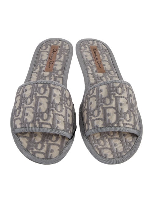 Christian Dior Oblique Jacquard Slides