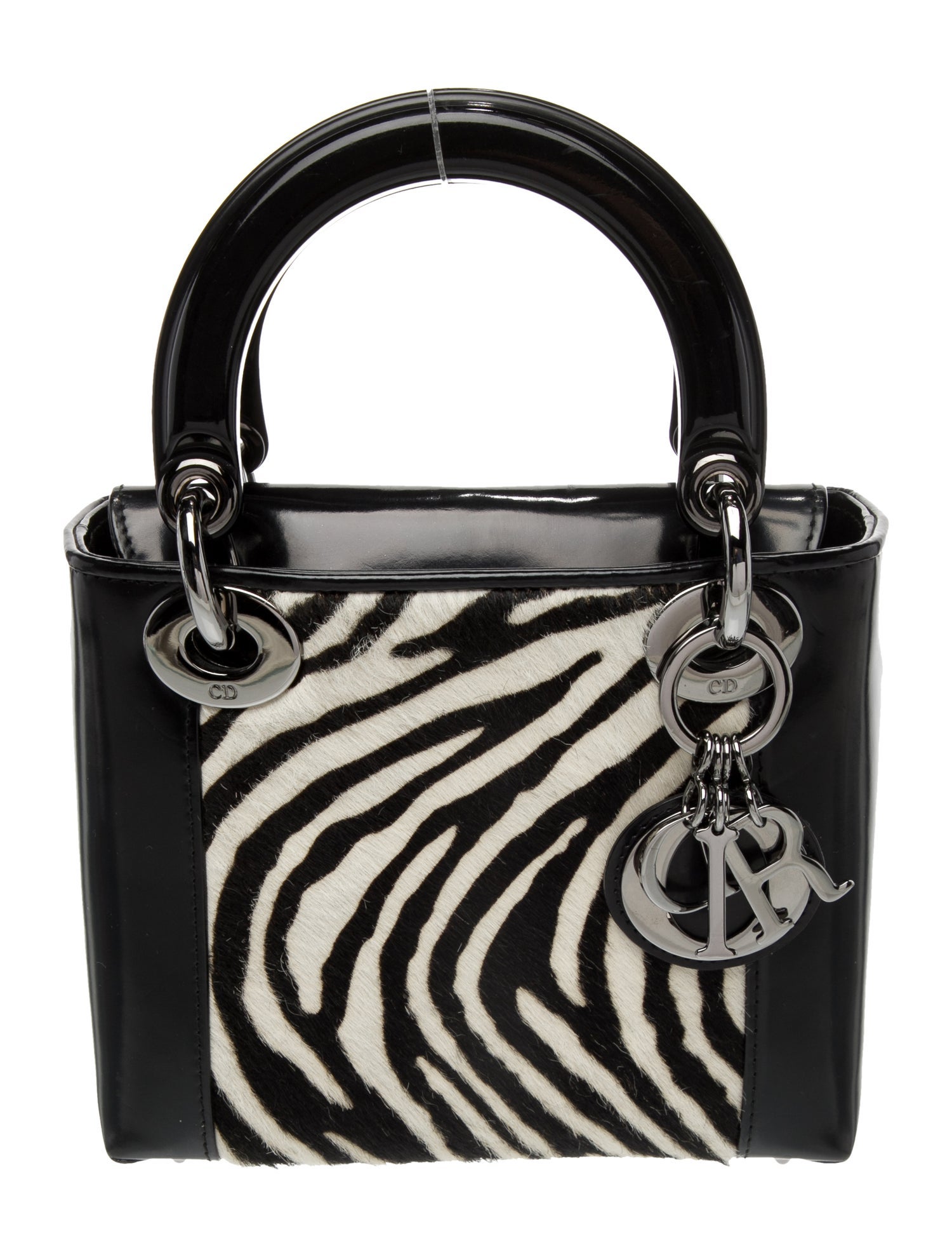 Christian Dior Patent Leather Lady Dior Mini