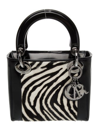 Christian Dior Patent Leather Lady Dior Mini