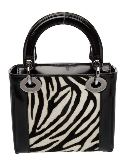 Christian Dior Patent Leather Lady Dior Mini