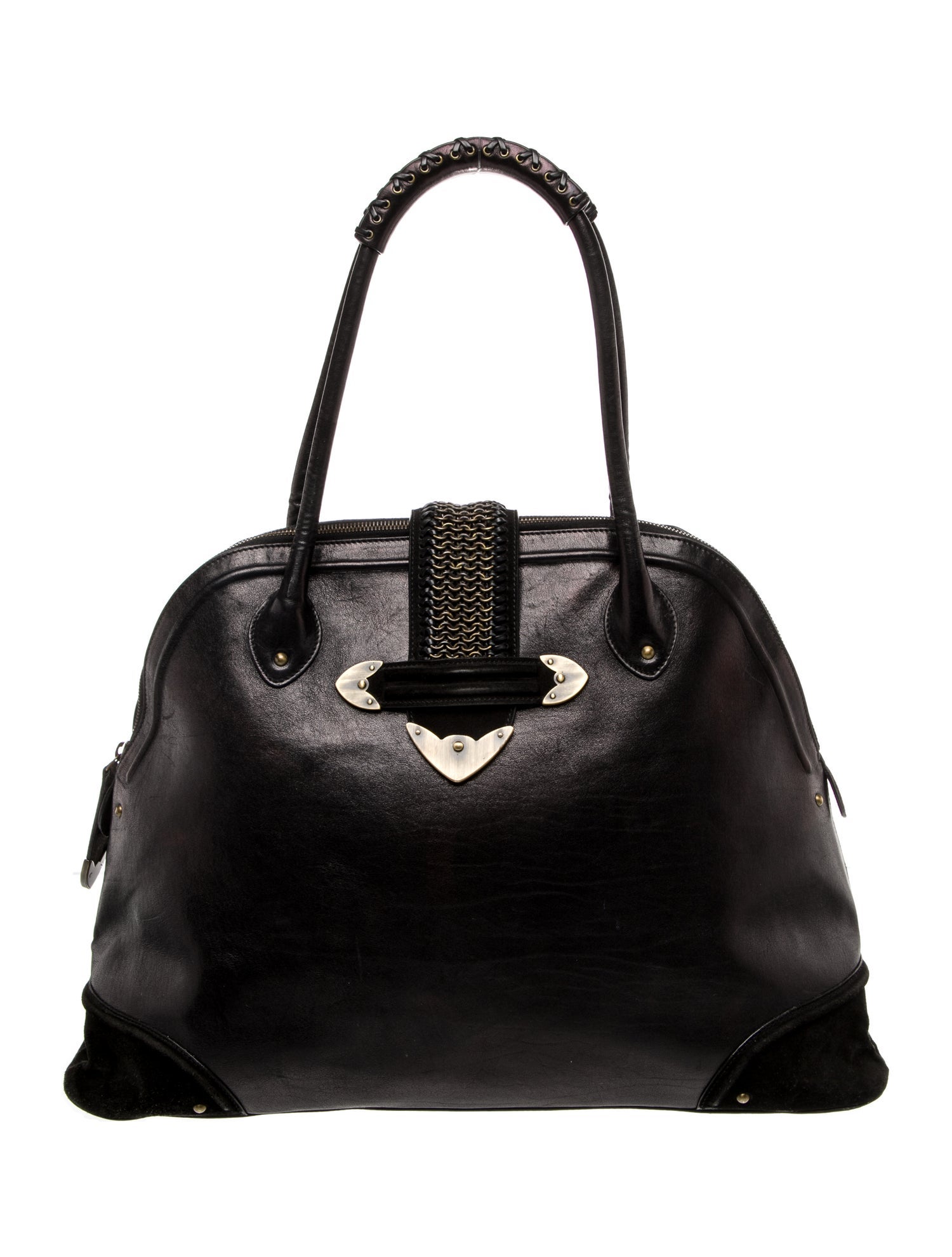 Christian Dior Chain-Link Top Handle Bag