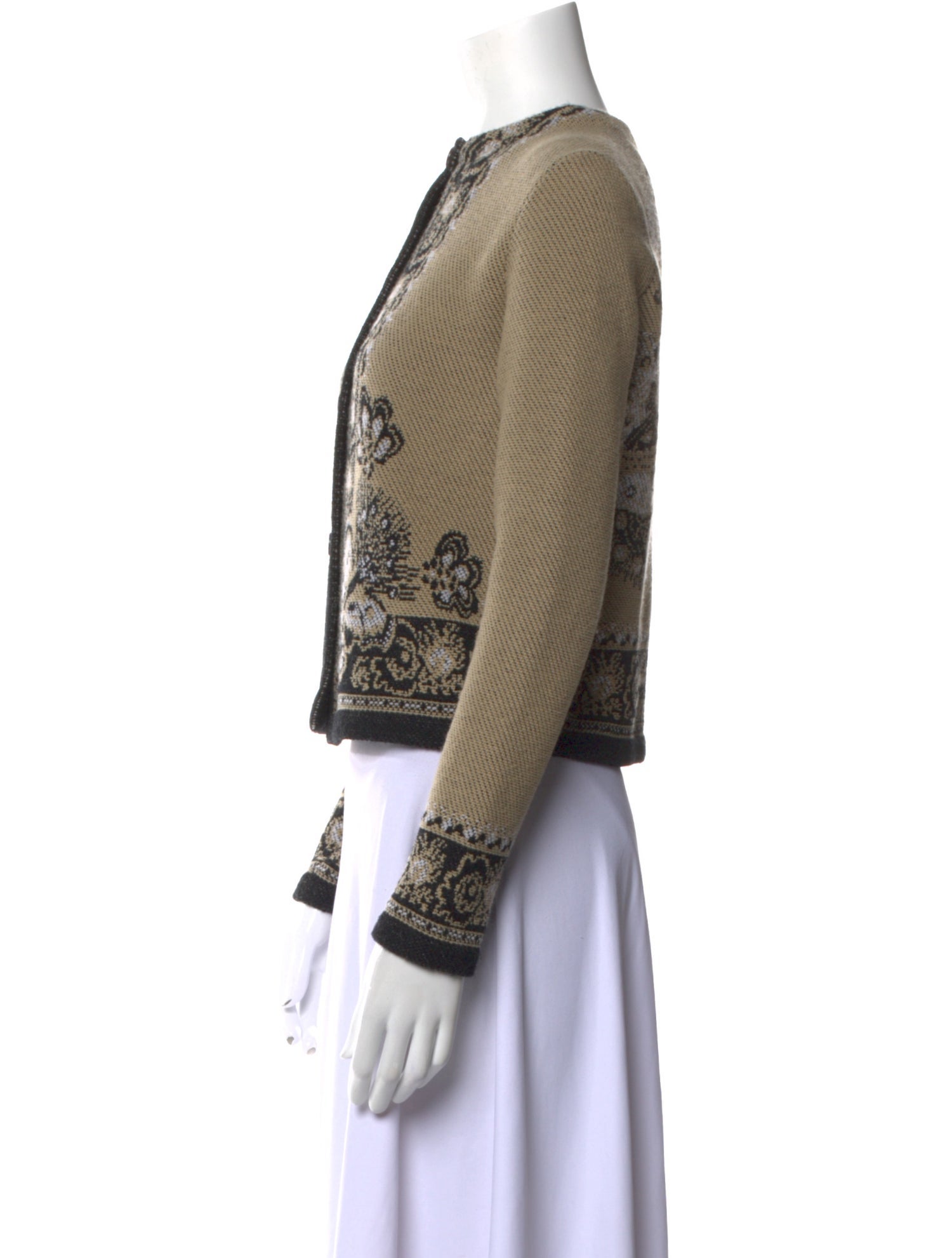 Christian Dior Virgin Wool Printed Sweater