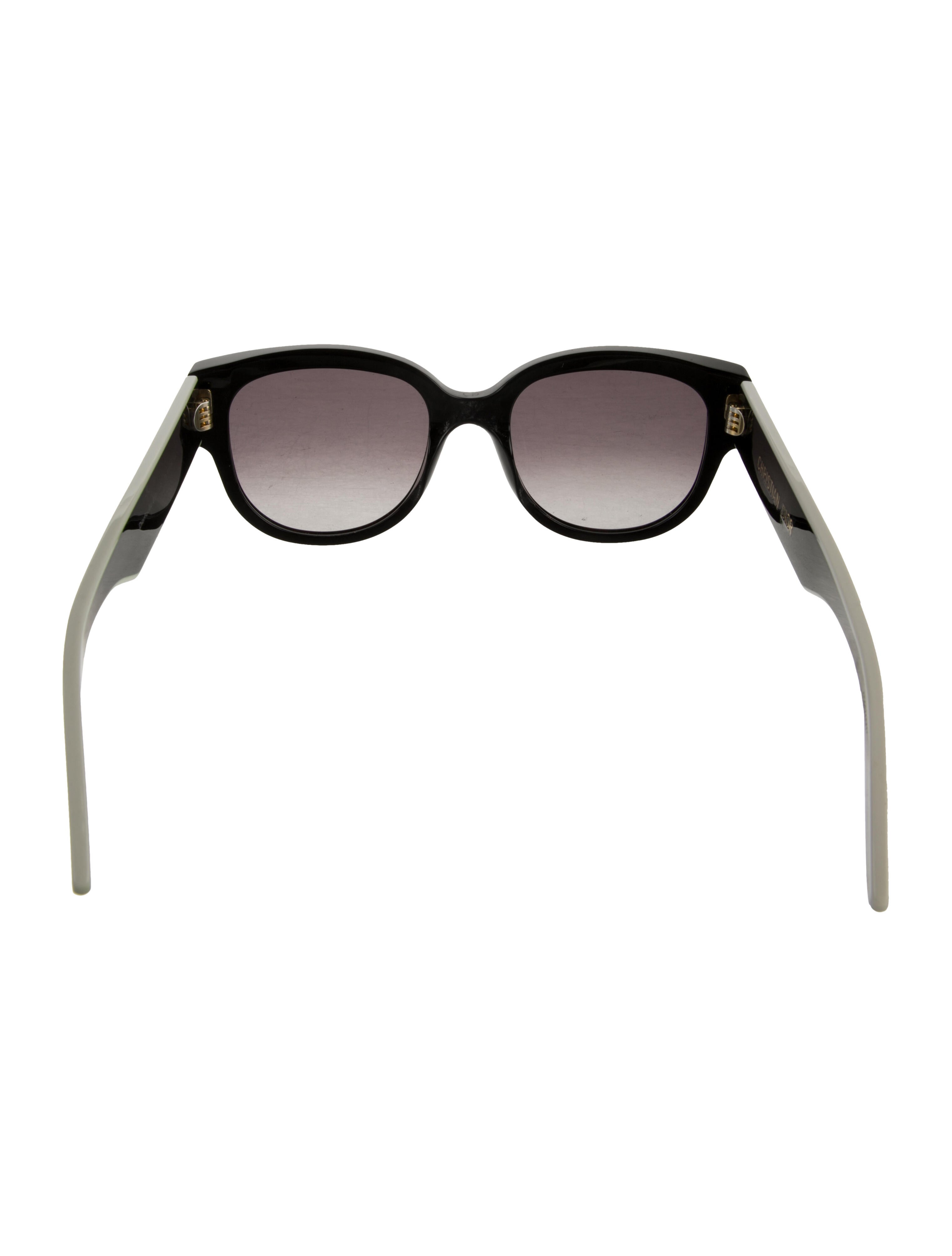 Christian Dior Cannage Pattern Oversize Sunglasses