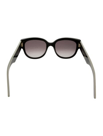 Christian Dior Cannage Pattern Oversize Sunglasses