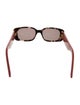 Christian Dior Square Tinted Sunglasses