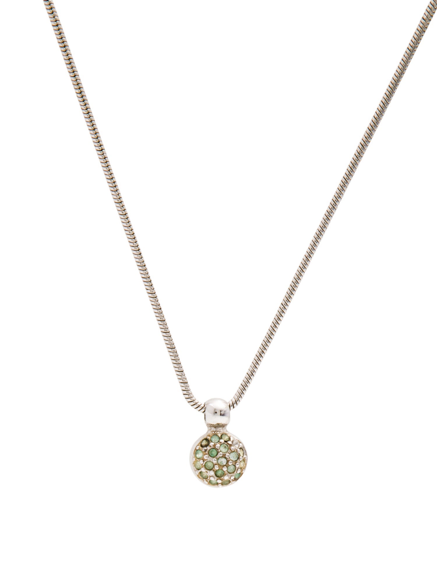 Christian Dior Crystal Pendant Necklace