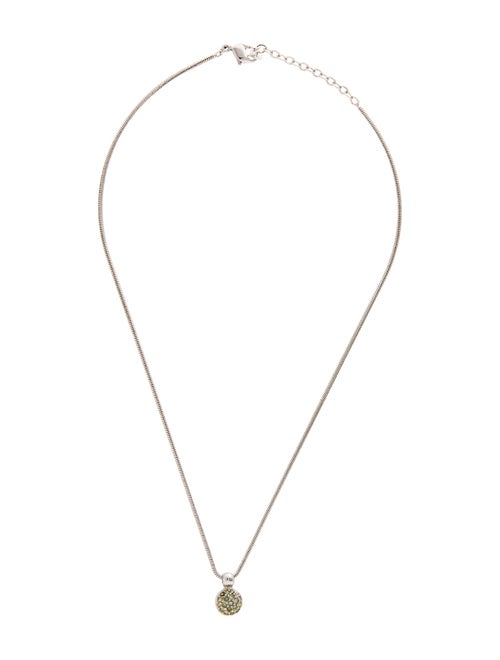 Christian Dior Crystal Pendant Necklace