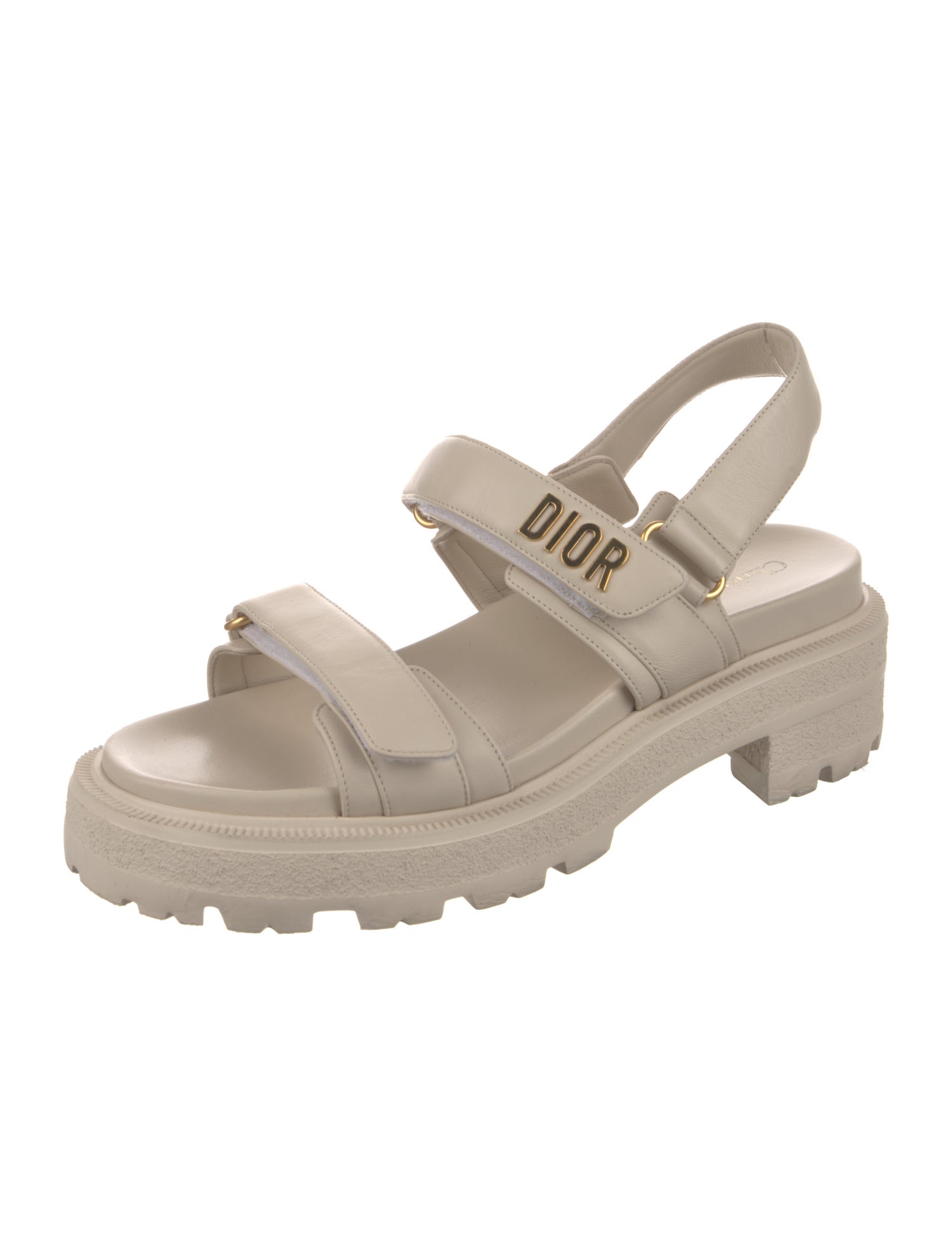 Christian Dior Leather Slingback Sandals